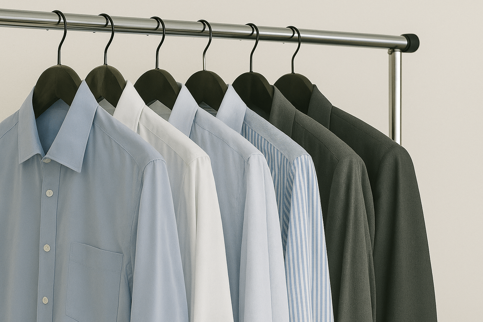 Reinigung und Textilreinigung in Bochum - Ständer mit Hemden